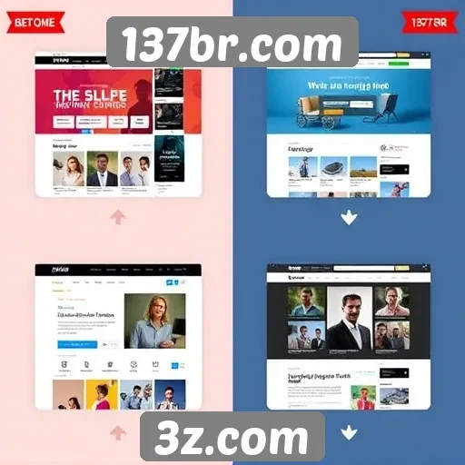 Evolução do design do site 137br.com